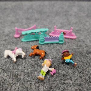1995 Polly Pocket Vintage Pony Jumpin' Fun COMPLETE Bluebird Toys Flaws